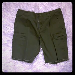 Olive green cargo pants